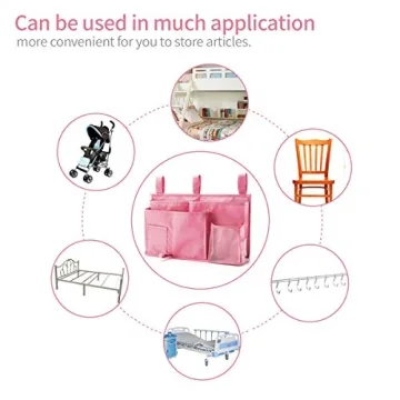 Bseash Bunk Bed Organizer with 8 Pockets for Ultimate Convenience