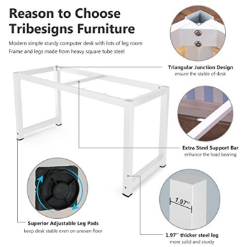 Tribesigns 55 Inch Computer Desk for Home Office