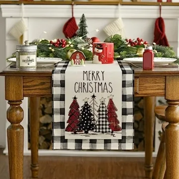 Beautiful Artoid Mode Christmas Table Runner, 13 x 72 Inch