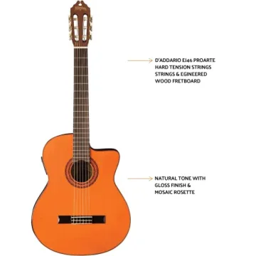 Shop Washburn C5CE Classical Acoustic Electric Guitar