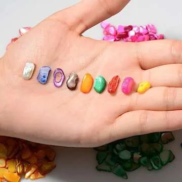 QICQDRAM Crushed Shells for DIY Crafts and Decor