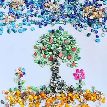 QICQDRAM Crushed Shells for DIY Crafts and Decor