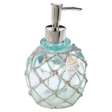 Avanti Linens Seaglass Lotion Pump for Beachy Bathrooms