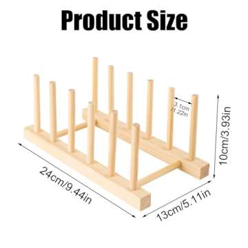 Wooden Puzzle Display Stand - Jigsaw Shelf Stand Puzzle Holder Rack - Storage and Organization for K...