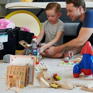 Wooden Puzzle Display Stand - Jigsaw Shelf Stand Puzzle Holder Rack - Storage and Organization for Kids & Adults