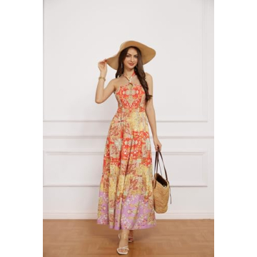 Trendy Floral Summer Beach Dresses for Women 2024