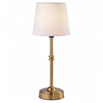 O’Bright Seraph - Cordless LED Table Lamp with Dimmer, Built-in Rechargeable Battery, 3-Level Brightness, Patio Table Lamp, Bedside Night Lamp, Ambient Light for Restaurant, Antique Brass