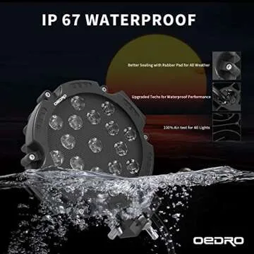 OEDRO 7 Inch 51W LED Offroad Lights for All Vehicles