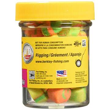 Berkley PowerBait Power Nuggets - Premium Trout Fishing Bait, Rainbow