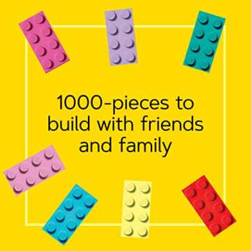 LEGO Minifigure Rainbow 1000-Piece Puzzle for All Ages