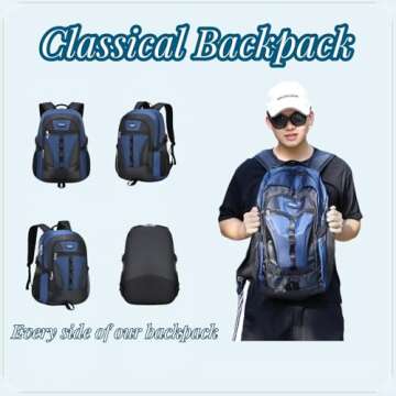 VIDOSCLA Teens Elementary School Backpack Casual Day pack Students Book Bags Outdoor Travel Knapsack...