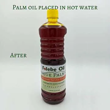 Pure Natural Red Palm Oil - Cholesterol-Free & Healthy