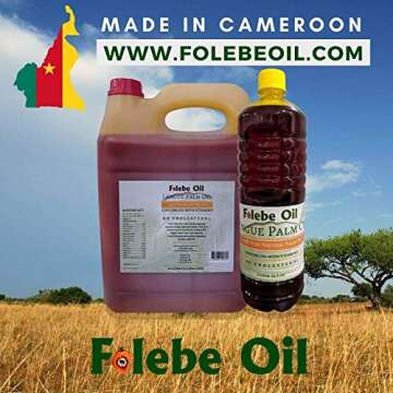 Pure Natural Red Palm Oil - Cholesterol-Free & Healthy