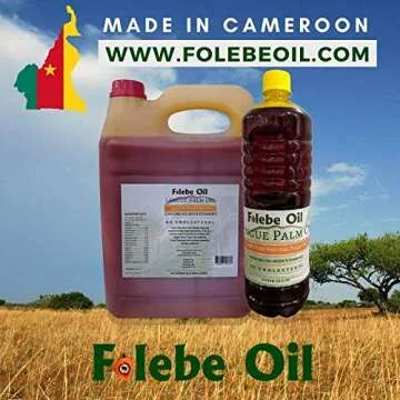 Pure Natural Red Palm Oil - Cholesterol-Free & Healthy
