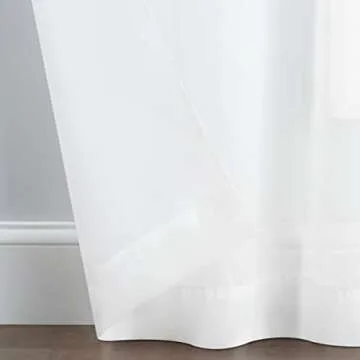 Elegant White Sheer Rod Pocket Curtains for Every Home