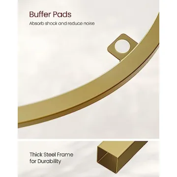 VASAGLE 5-Tier Corner Shelf for Modern Living Spaces