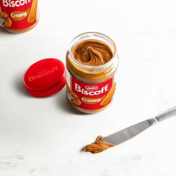 Lotus Biscoff, Cookie Butter Spread, Creamy, non GMO + Vegan, 25.4 oz (Pack of 2)