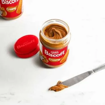 Lotus Biscoff, Cookie Butter Spread, Creamy, non GMO + Vegan, 25.4 oz (Pack of 2)