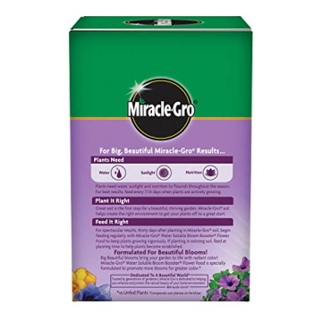 Miracle-Gro Bloom Booster Flower Food for Vibrant Gardens