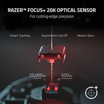 Razer Basilisk v2 Wired Gaming Mouse: 20K DPI Optical Sensor, Fastest Gaming Mouse Switch, Chroma RG...