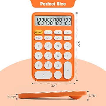 AOAILION 12 Digit Standard Calculator with LCD Display