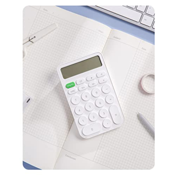 AOAILION 12 Digit Standard Calculator with LCD Display