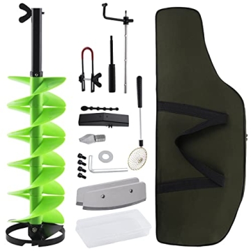 Goture 7" Ice Drill Auger - Lightweight, Durable Nylon for Fast Ice Fishing