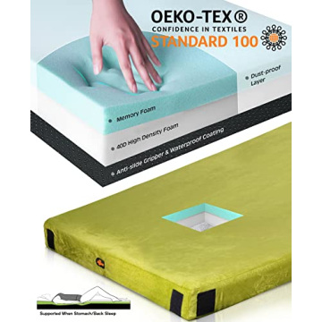 Gaialoop Memory Foam Camping Mattress for Everyone