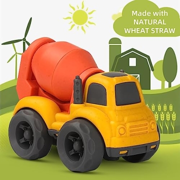 Aigitoy 2pcs Truck Set for Toddlers - Eco-Friendly & Fun