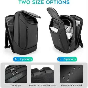 BANGE Smart Waterproof Business Backpack for Laptops
