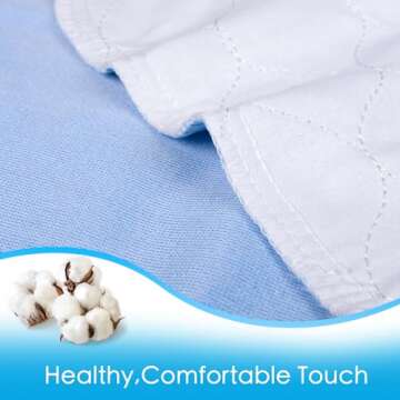 Brosive Waterproof Reusable Incontinence Bed Pads