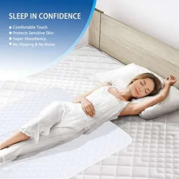 Brosive Waterproof Reusable Incontinence Bed Pads