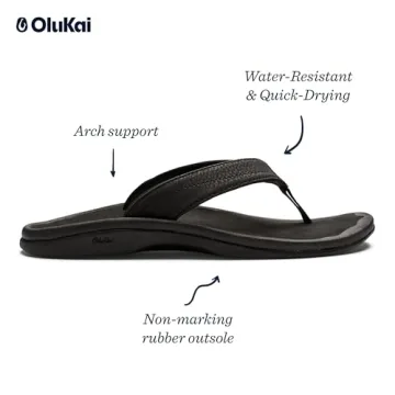 OluKai Ohana Comfort Sandals for Men, Durable & Stylish