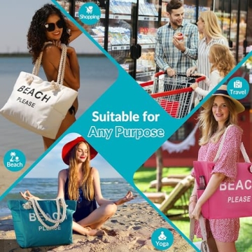 Stylish Oversized Beach Tote Bag for Women