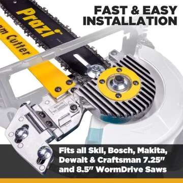 Prazi Beam Cutter Attachment for Worm Drive Saws – 12" Cut Depth