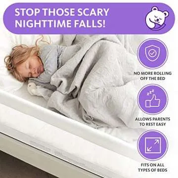 ComfyBumpy Extra Long Toddler Bed Rails for Safety