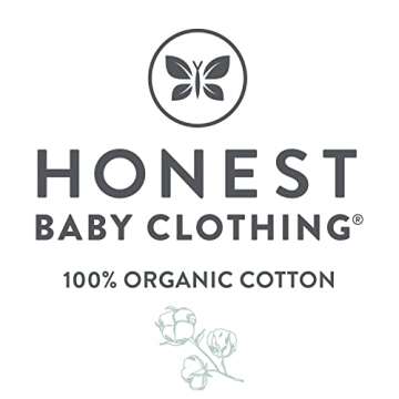 HonestBaby Baby Girls Organic Cotton Short Sleeve Multi-packs And Toddler T-Shirt Set, 10-pack Rainbow Girl, 2T US