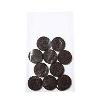 100 Pcs 10 in x 6 in Clear Flat Cello Cellophane Treat Bags Good for Bakery ,Popcorn ,Cookies, Candies ,Dessert 1.2mil.Give Metallic Twist Ties!