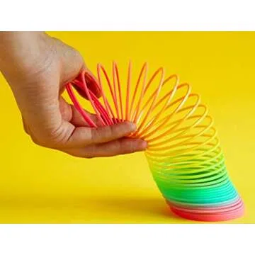 JA-RU Color Spring Fidget Toy - Fun for Kids & Adults