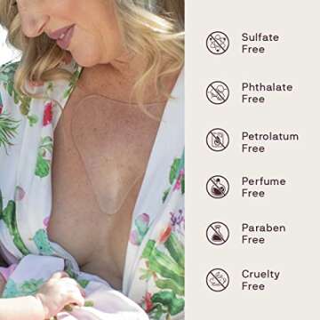 Dermaclara Chest Wrinkle Patch - Silicone Chest Patches for Wrinkles, Reusable Chest Wrinkle Pads, Overnight Scar Treatment for Pregnancy, Stretch Marks, Skin Repair, Up to 30 Uses - 2 Patches