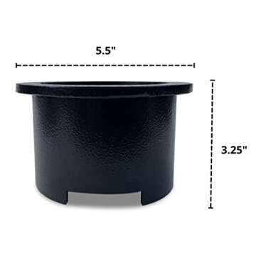 Tree Free Fire Pit Kit - Portable Tabletop Fire for Outdoors