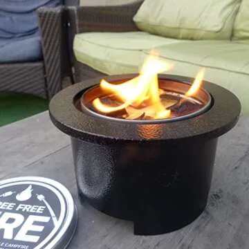 Tree Free Fire Pit Kit - Portable Tabletop Fire for Outdoors