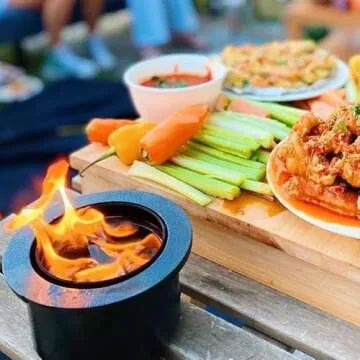 Tree Free Fire Pit Kit - Portable Tabletop Fire for Outdoors