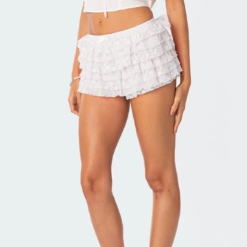 Charming Women Y2K Lolita Ruffle Bloomers - Cute Shorts