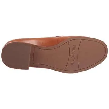 Franco Sarto Women's Newbocca Loafer, Cognac, 9.5