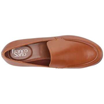 Franco Sarto Women's Newbocca Loafer, Cognac, 9.5