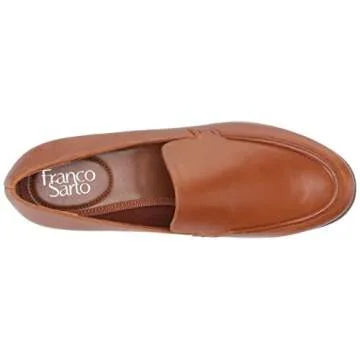 Franco Sarto Women's Newbocca Loafer, Cognac, 9.5