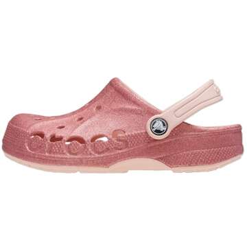 Shop Crocs Glittery Unisex-Child Baya Clogs for Kids