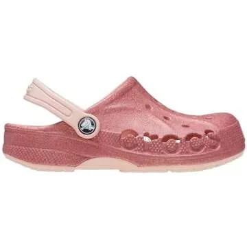 Shop Crocs Glittery Unisex-Child Baya Clogs for Kids