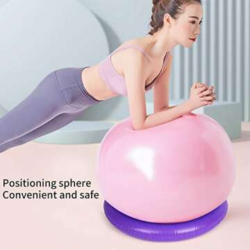SZTLKHH Yoga Ball Base - Anti Slip, Fitness Stability